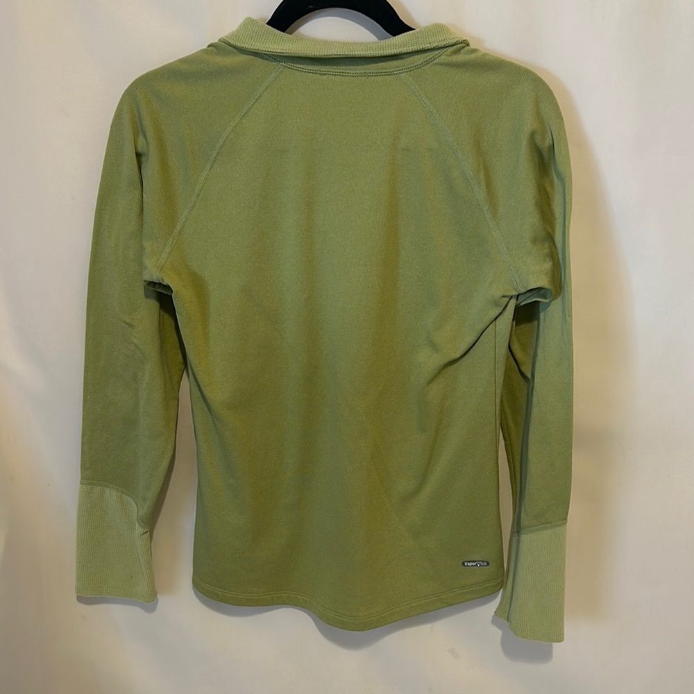 The North Face Women’s Green Quarter Zip Pullover Fleece Sweatshirt Size S - Picture 5 of 8